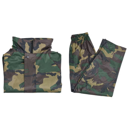 Terno de chuva camuflagem XL