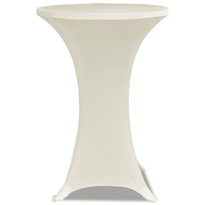 Toalha de Mesa elástica Ø60, Creme / 2 peças