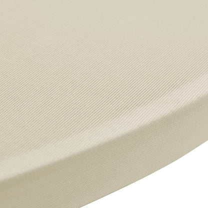 Toalha de Mesa elástica Ø80, Creme / 2 peças