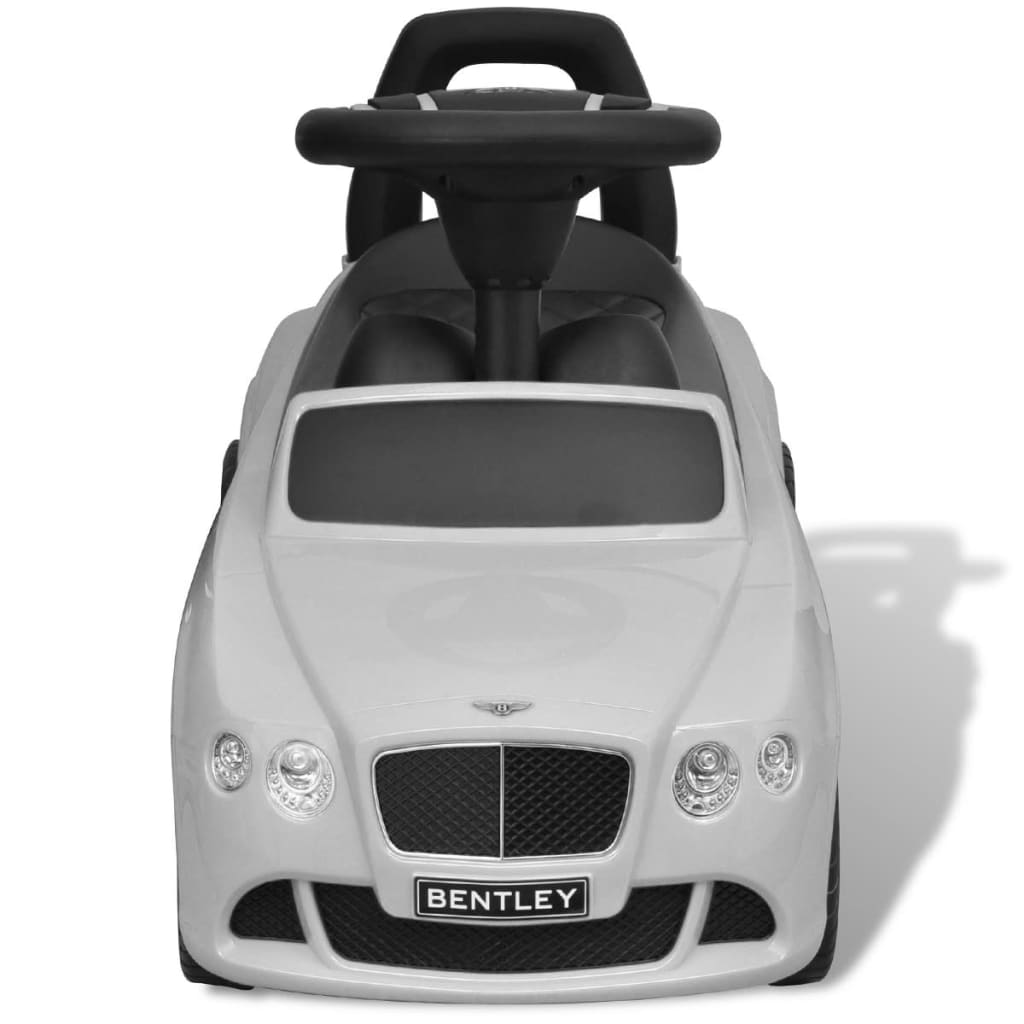 Mini-Carro Infantil, de Impulso com Pés, modelo Bentley, cor Branca