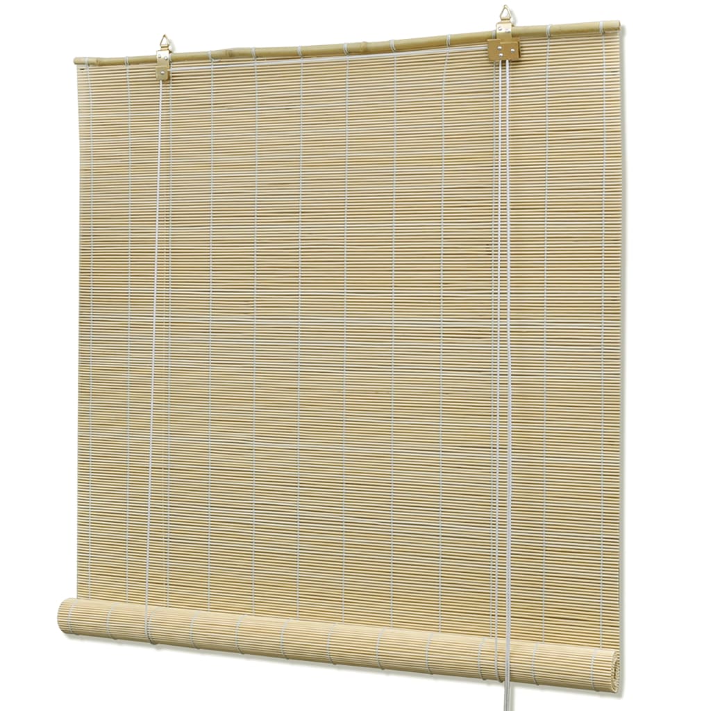 Estore de enrolar 80 x 160 cm bambu natural