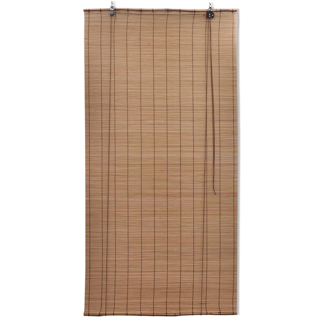 Estore de enrolar 150 x 220 cm bambu castanho