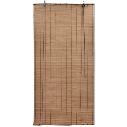 Estore de enrolar 150 x 220 cm bambu castanho