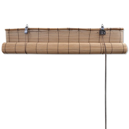 Estore de enrolar 150 x 220 cm bambu castanho