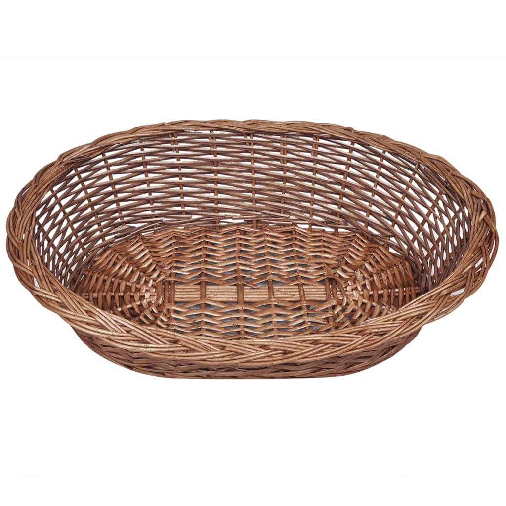 Cesto para cão/cama para animais salgueiro natural 70 cm