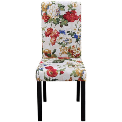 242399 vidaXL Dining Chairs 4 pcs Multicolour Fabric