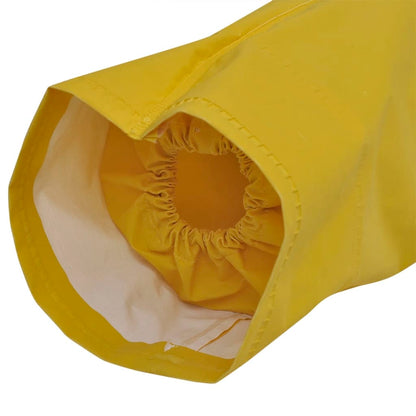 Fato de chuva resistente e impermeável + capuz, 2 pcs, XXL