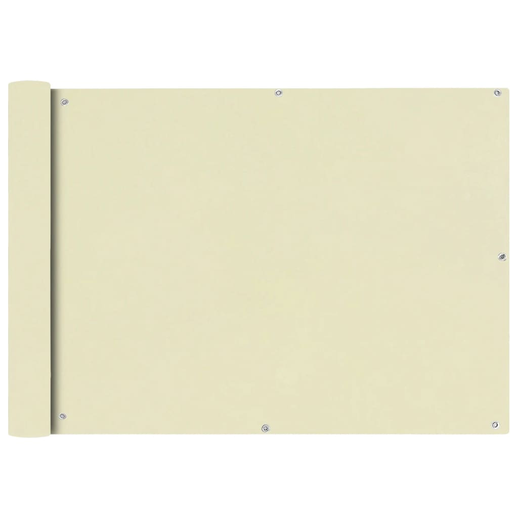 Tela varanda tecido oxford 75x400 cm creme