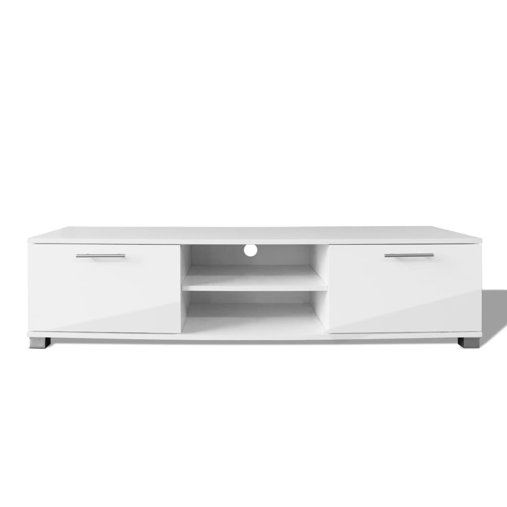 Móvel de TV Arcos de 120 cm - Branco Brilhante - Design Moderno