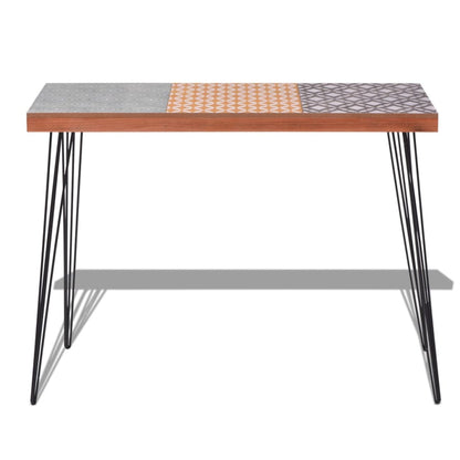 Mesa consola 90x30x71,5 cm castanho