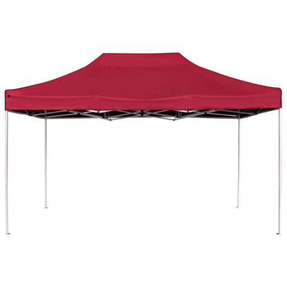 Tenda dobrável prof. para festas alumínio 4,5x3m vermelho tinto