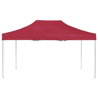 Tenda dobrável prof. para festas alumínio 4,5x3m vermelho tinto