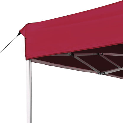 Tenda dobrável prof. para festas alumínio 4,5x3m vermelho tinto