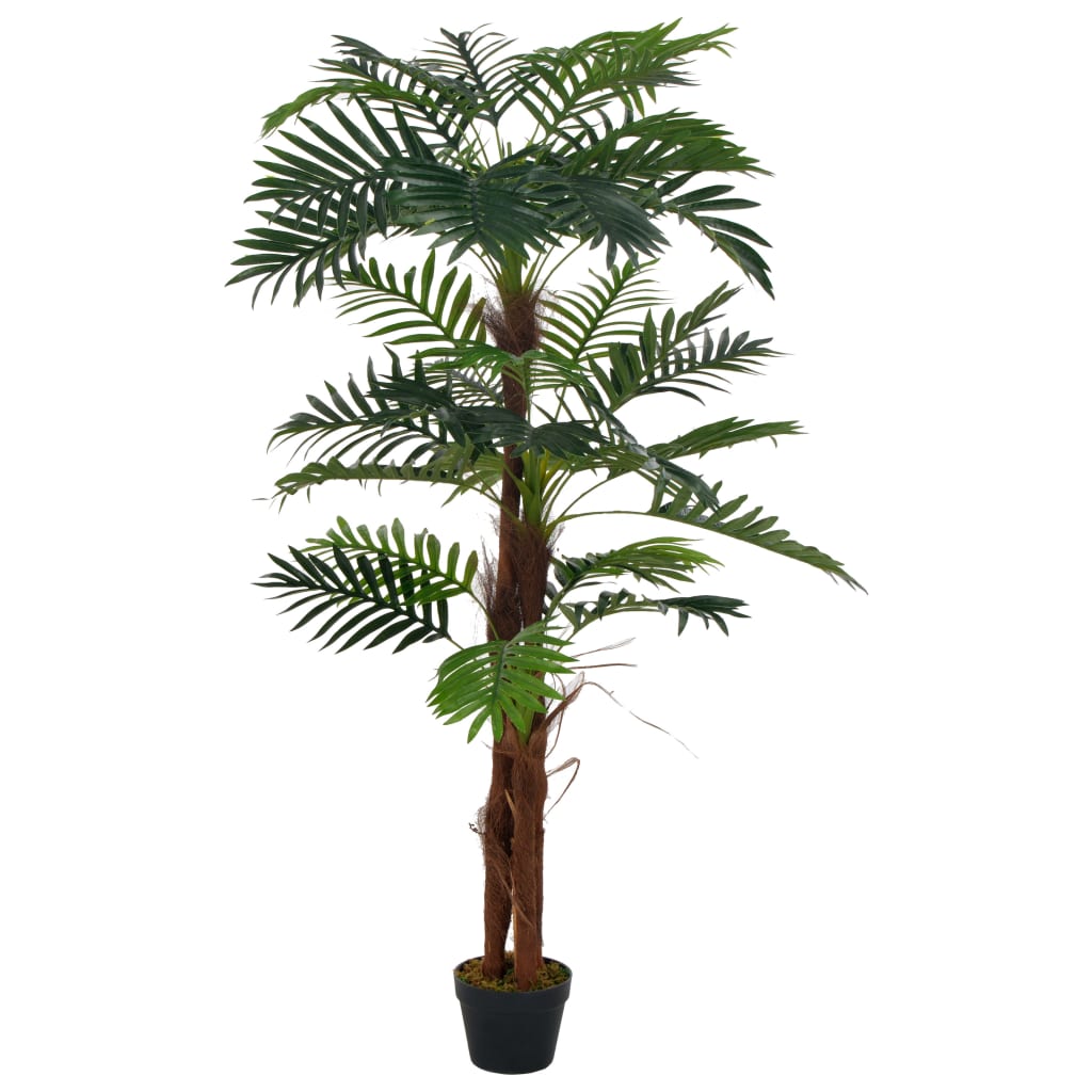 Palmeira artificial com vaso 165 cm verde