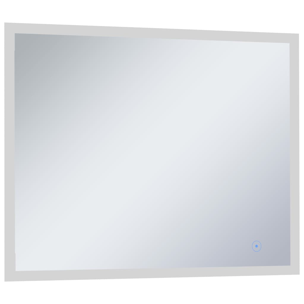 Espelho Doves com Luz LED e Sensor Touch - 80x60cm - Design Moderno