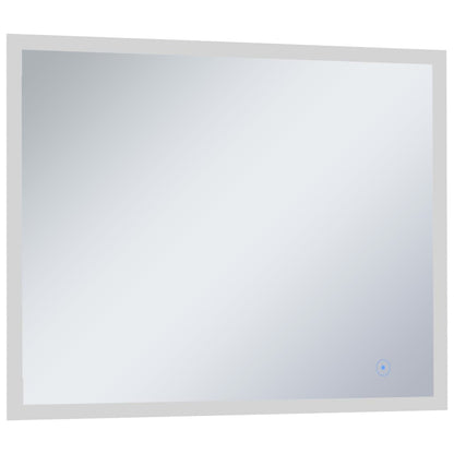 Espelho Doves com Luz LED e Sensor Touch - 80x60cm - Design Moderno