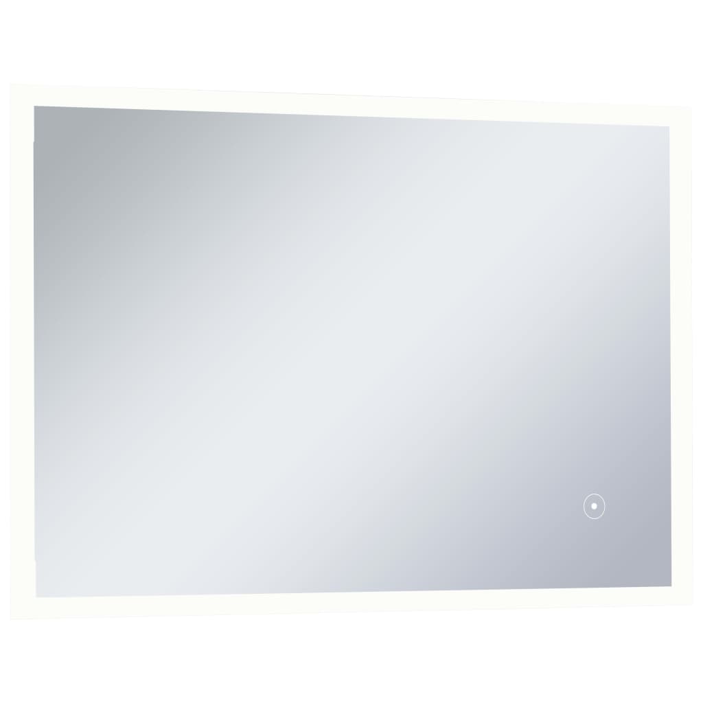 Espelho Doves com Luz LED e Sensor Touch - 100x60cm - Design Moderno