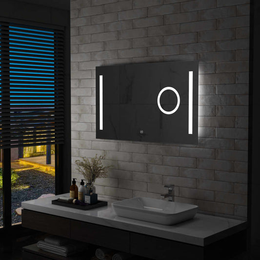 Espelho LED Fard com Sensor Touch - 100x60 cm - Design Moderno