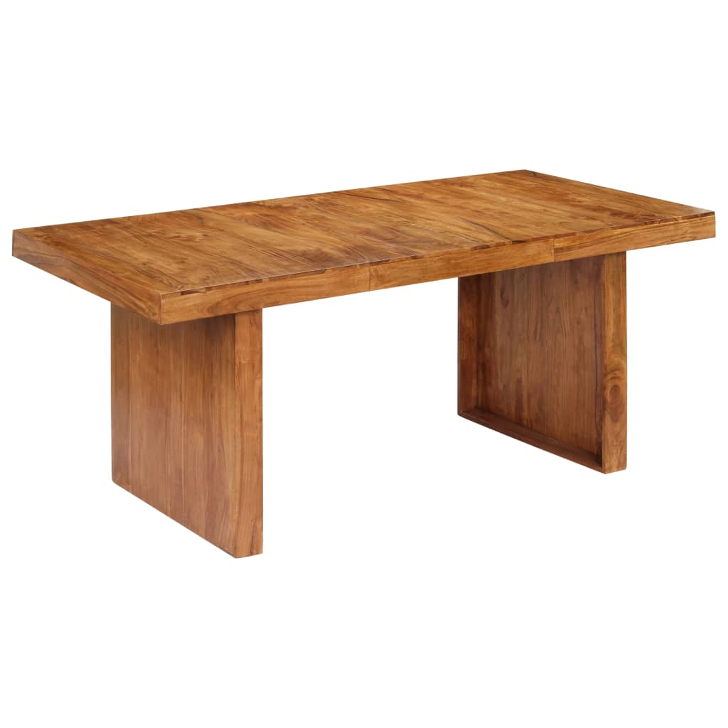 Mesa de jantar 180x90x75 cm madeira de acácia maciça