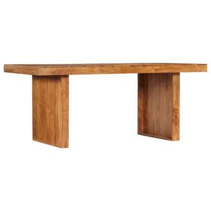 Mesa de jantar 180x90x75 cm madeira de acácia maciça