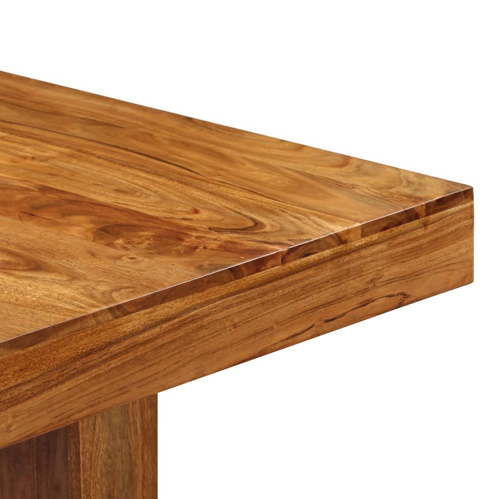 Mesa de jantar 180x90x75 cm madeira de acácia maciça