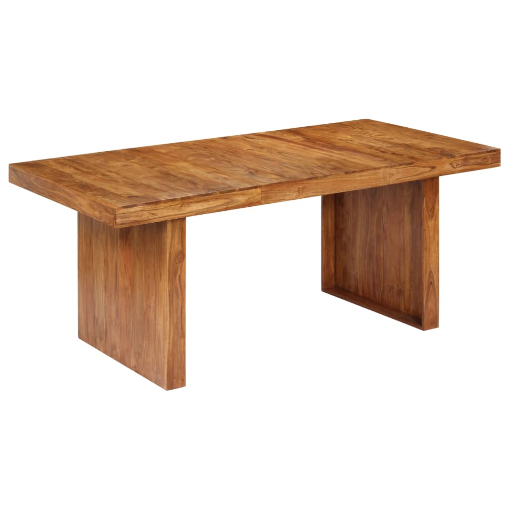 Mesa de jantar 180x90x75 cm madeira de acácia maciça