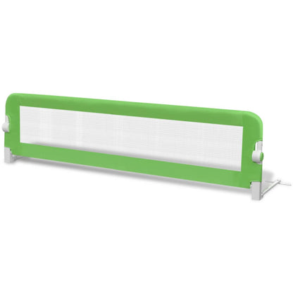 Barra de segurança para cama de criança 2 pcs 150x42 cm verde