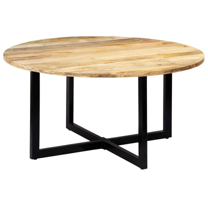 Mesa de jantar 150x73 cm madeira de mangueira maciça