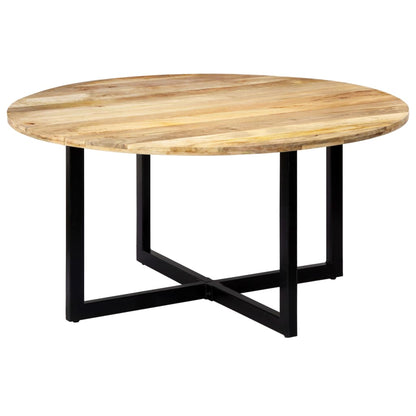 Mesa de jantar 150x73 cm madeira de mangueira maciça