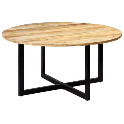 Mesa de jantar 150x73 cm madeira de mangueira maciça