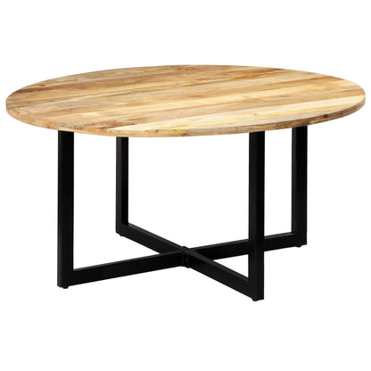 Mesa de jantar 150x73 cm madeira de mangueira maciça