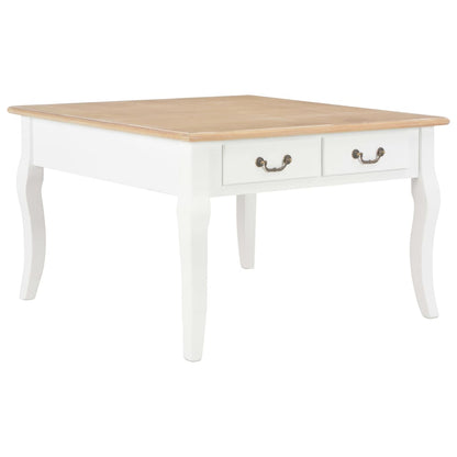 Mesa de centro 80x80x50 cm madeira branco