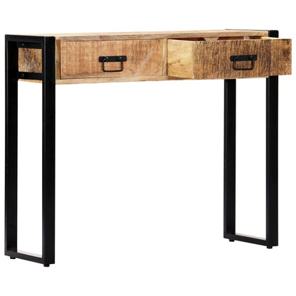 Mesa consola 90x30x75 cm madeira de mangueira maciça