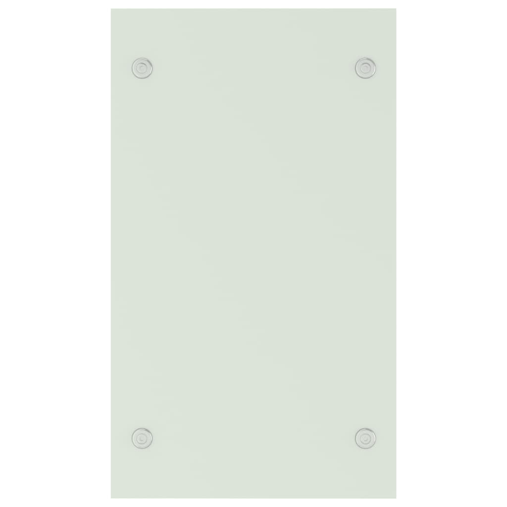 Suporte para lenha 40x35x60 cm vidro branco