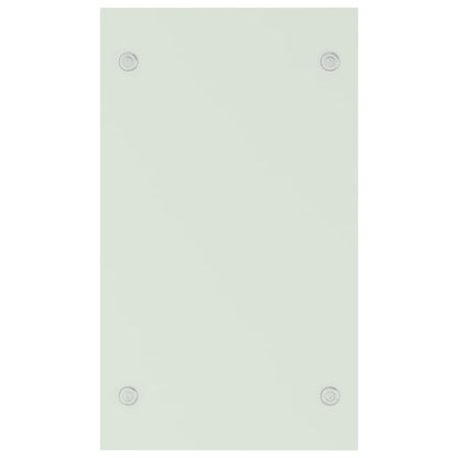 Suporte para lenha 40x35x60 cm vidro branco