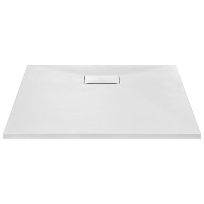 Base de Chuveiro SMC - Branco - 90x90 cm