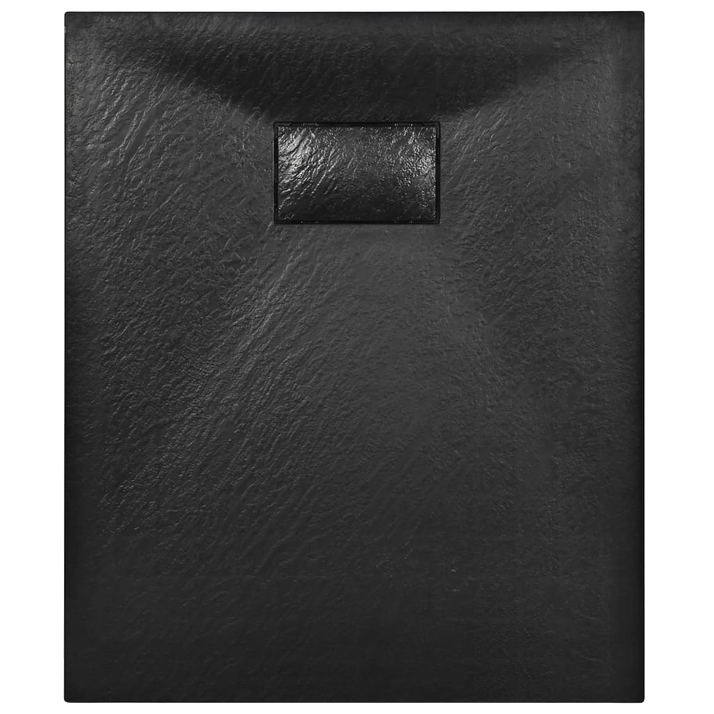 Base de Chuveiro SMC - Preto - 90x70 cm