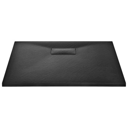 Base de Chuveiro SMC - Preto - 90x80 cm