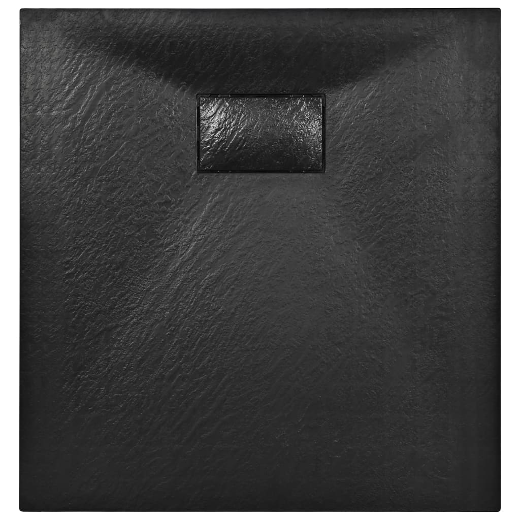 Base de Chuveiro SMC - Preto - 90x80 cm