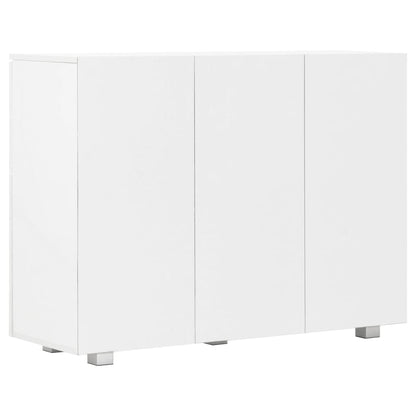 Aparador Saro de 107 cm - Branco Brilhante - Design Moderno