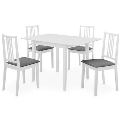 5 pcs conjunto de jantar MDF branco