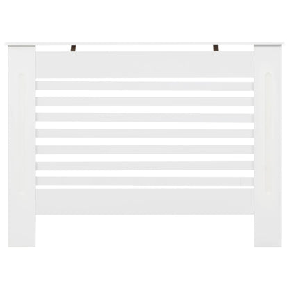 Cobertura de radiador 112x19x81,5 cm MDF branco