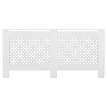 Cobertura de radiador 172x19x81,5 cm MDF branco