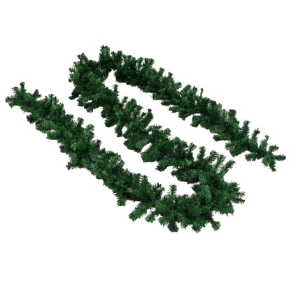 Grinalda de Natal 4 pcs 270 cm PVC verde