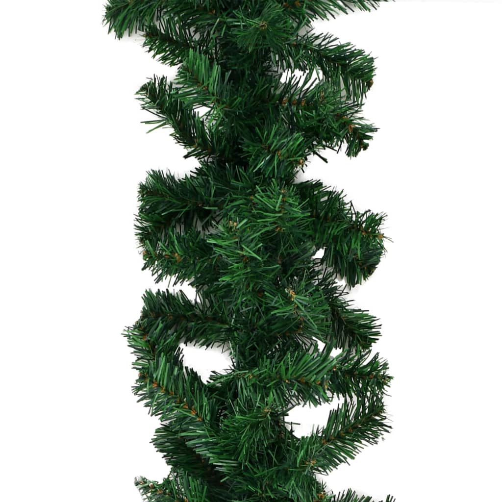 Grinalda de Natal 4 pcs 270 cm PVC verde