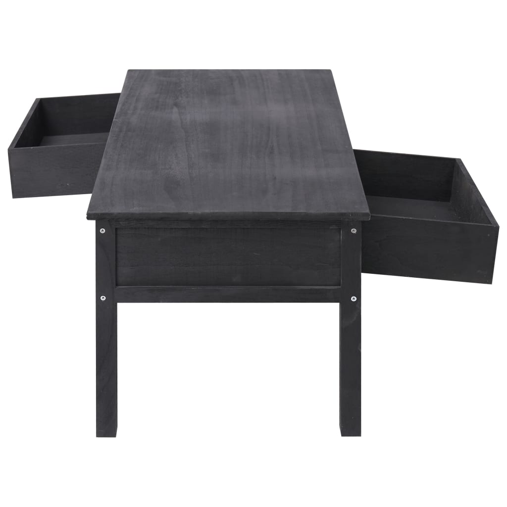 Mesa de centro 100x50x45 cm madeira preto