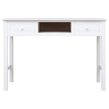 Secretária 110x45x76 cm madeira branco