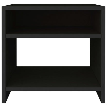 Mesa-de-cabeceira 40x30x40 cm aglomerado preto