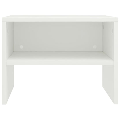 Mesa-de-cabeceira 40x30x30 cm aglomerado branco