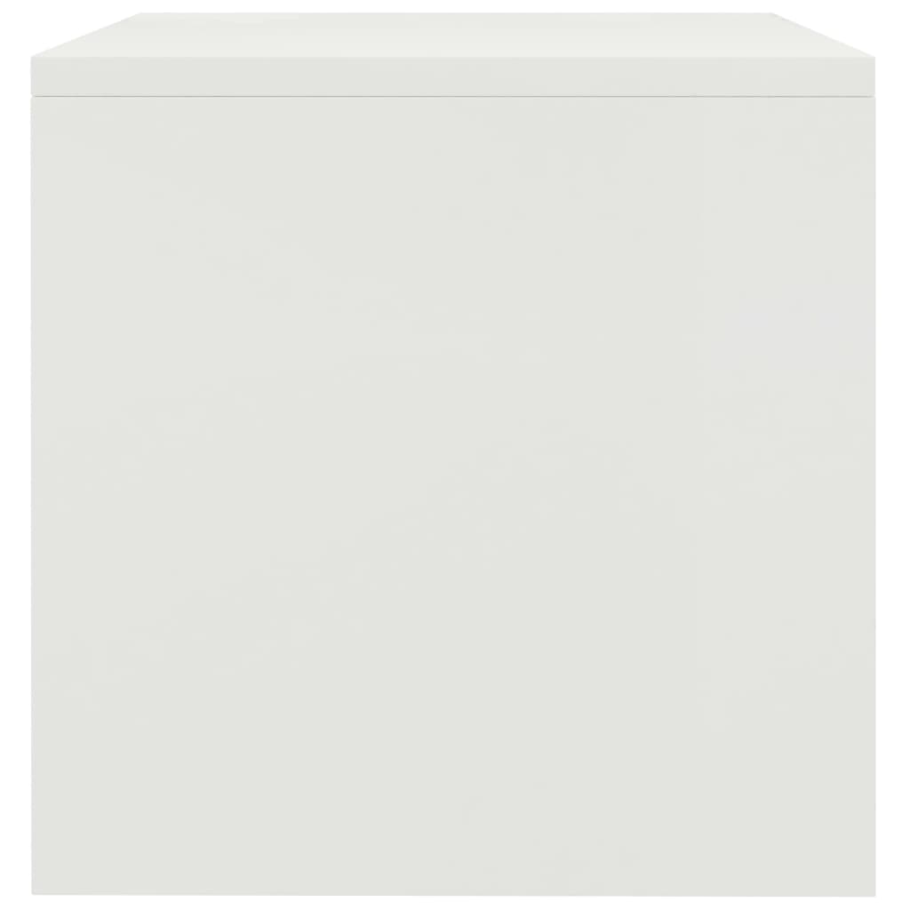 Mesa-de-cabeceira 40x30x30 cm aglomerado branco